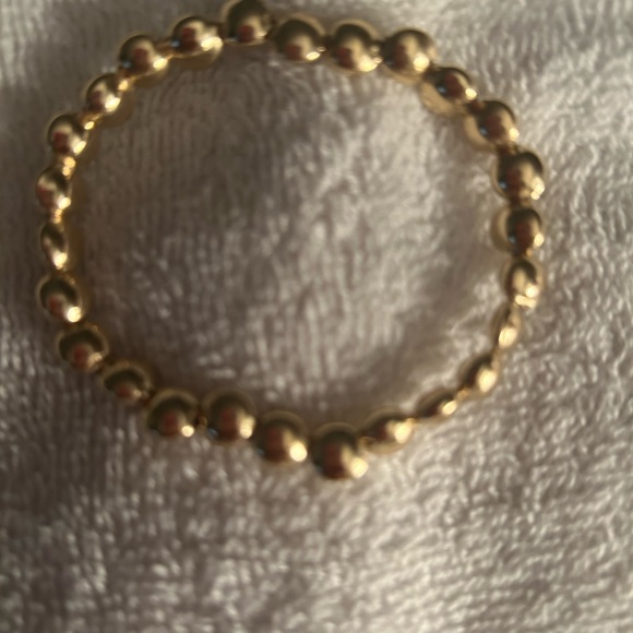 Callie Lee gold beaded bracelet NEW - Picture 2 of 2